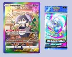 Indeedee Ex [Rainbow Rare] - Pokemon TCG Pocket (Trading) - Image 1