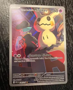Pokemon TCG Team Rocket's Mimikyu - 238/217 Illustration Rare Ascended Heroes NM - Image 1