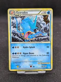 Pokemon Card Gyarados HeartGold & SoulSilver Holo 30/30 LP-NM - Image 1