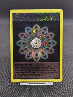 2002 POKEMON LEAGUE RAINBOW HOLO ENERGIZE YOUR GAME VeryRare Promo Not 17/82 NM - Image 1