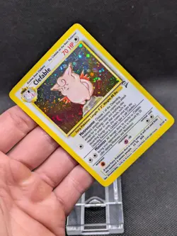 Clefable 5/130 Base Set 2 Holo Rare Pokemon Card Pokemon WOTC LP EXCELLENT - Image 2