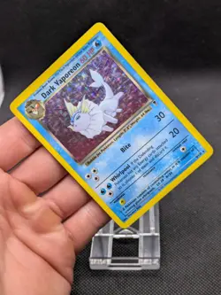 Dark Vaporeon 9/110 Legendary Collection Holo Rare Pokemon Card WOTC Played - Image 2