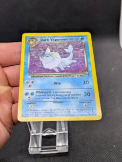 Dark Vaporeon 9/110 Legendary Collection Holo Rare Pokemon Card WOTC Played - Image 3