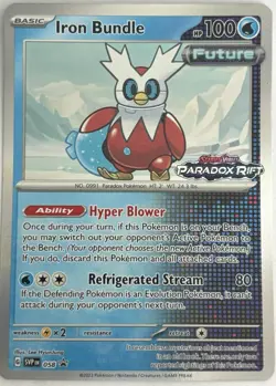 Pokemon Scarlet And Violet, Iron Bundle, 058, Holo - Image 1
