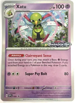 Pokemon Scarlet And Violet, Xatu, 059, Holo - Image 1