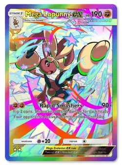 Mega Lopunny Ex [Rainbow/Full Art]- Pokemon TCG Pocket (Trading) - English - Image 1