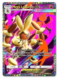 Mega Lopunny Ex [Rainbow/Full Art]- Pokemon TCG Pocket (Trading) - English - Image 2
