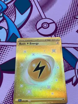Pokemon TCG - Basic Electric Energy 257/198 - Scarlet & Violet - Gold - NM - Image 4