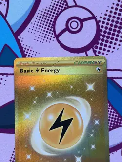 Pokemon TCG - Basic Electric Energy 257/198 - Scarlet & Violet - Gold - NM - Image 5
