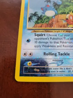Pokemon TCG Marill Reverse Holo Promo Card Southern Island - Image 2