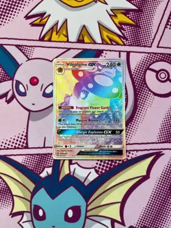 Pokemon TCG - Vileplume GX 250/236 - Cosmic Eclipse - Full Art- Hyper Rare - NM - Image 1