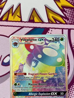 Pokemon TCG - Vileplume GX 250/236 - Cosmic Eclipse - Full Art- Hyper Rare - NM - Image 2