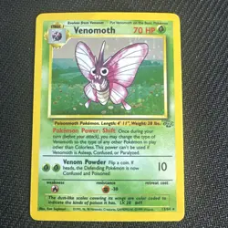 Pokemon TCG Venomoth Jungle Holo Rare Card 13/64 - Image 1