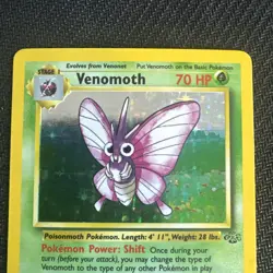 Pokemon TCG Venomoth Jungle Holo Rare Card 13/64 - Image 2