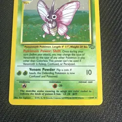 Pokemon TCG Venomoth Jungle Holo Rare Card 13/64 - Image 3