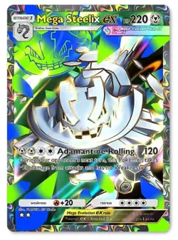 Mega Steelix Ex [Rainbow/Full Art]- Pokemon TCG Pocket (Trading) - English - Image 2