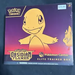 Obsidian Flames Pokemon Center Exclusive ETB Elite Trainer Box Sealed NOT MINT - Image 1