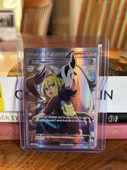 Pokemon Delinquent Trainer Full Art Holo Card 98b/122 English TCG NM/LP - Image 1