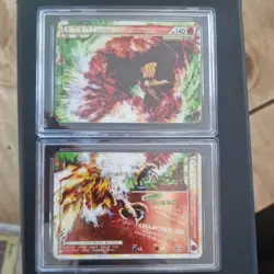 PSA 9 Pair Ho-Oh Legend 015 016/070 L1 Heart Gold Collection Japanese Pokemon(5) - Image 1