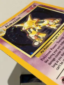 Pokemon TCG Alakazam Holo Rare Base Set 1/102 English Card 1999 Card - Image 3