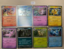 Pokemon Prismatic Evolutions Costco Cosmo Promo Cards (8 Cards Total) - #08 - Image 1