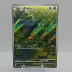 Pokemon TCG Bulbasaur 166/165 MEW Holo Basic HP70 Card - Image 1