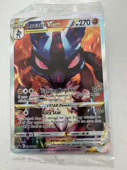 Lucario VSTAR SWSH291 Pokemon TCG Crown Zenith Black Star Promo Sealed 2023 - Image 1
