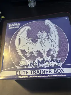 Pokemon Sun and Moon Base Set ETB Lunala Elite Trainer Box 728192530920 - Image 1