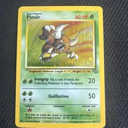 Pokemon TCG Pinsir Jungle 9/64 Holo Unlimited Holo Rare - Image 1
