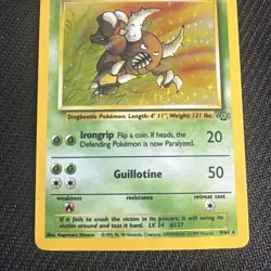 Pokemon TCG Pinsir Jungle 9/64 Holo Unlimited Holo Rare - Image 3
