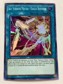 SKY STRIKER MECHA - EAGLE BOOSTER DASA-EN035 DARK SAVIORS YU-GI-OH HOLO - Image 1