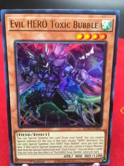 Evil Hero Toxic Bubble SUDA-EN001 Yugioh Supreme Darkness LP - Image 1