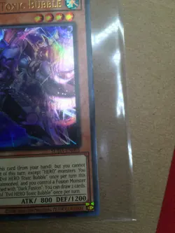 Evil Hero Toxic Bubble SUDA-EN001 Yugioh Supreme Darkness LP - Image 3