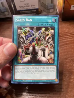 YuGiOh Spell Card Sales Ban MP23-EN035 1st Edition Super Rare - Image 2