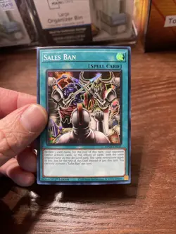 YuGiOh Spell Card Sales Ban MP23-EN035 1st Edition Super Rare - Image 4