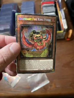 Legendary Fire King Ponix 1st Edition Starlight Rare MP25-EN048 Yu-Gi-Oh! - Image 3
