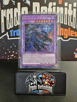 MZMU-EN011 Dark Magician of Destruction Secret Rare 1st Edition YuGiOh - Image 1