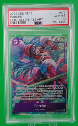 One Piece Porche #072 English 500 Years in the Future OP07 Alternate Art PSA 10 - Image 1