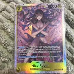 One Piece CCG Nico Robin EB03-055 Holo Character Card 8000 Power Heroines Editi… - Image 1