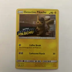 Detective Pikachu SM190 Sealed Promo Pokemon Card - Image 1