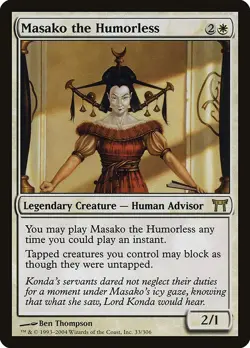 Masako the Humorless - Champions of Kamigawa | MTG Card - Image 1