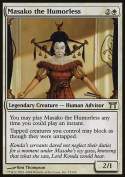 Masako the Humorless - Champions of Kamigawa | MTG Card - Image 3