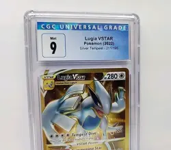 CGC 9 Lugia Gold VSTAR 211/195 2022 Silver Tempest Pokemon Card Graded Mint - Image 3