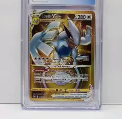 CGC 9 Lugia Gold VSTAR 211/195 2022 Silver Tempest Pokemon Card Graded Mint - Image 4