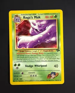 Koga's Muk 26/132 Gym Challenge Rare Pokemon Card - Image 1
