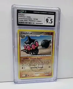 CGC 9.5 Claydol 15/106 Cross Holo League Great Encounters Pokemon Card Graded - Image 2