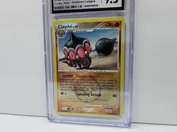 CGC 9.5 Claydol 15/106 Cross Holo League Great Encounters Pokemon Card Graded - Image 4