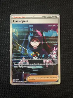 Cassiopeia Trainer Holo Card Pokemon TCG S&V Shrouded Fable 094/064 - Image 1