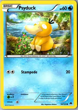 Psyduck 16/122 Common XY - BREAKpoint LP Pokemon Card - Image 1