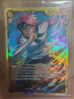 Koby Secret Rare OP11-119 Card Bandai One Piece CCG A Fist of Divine Speed - Image 1